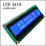 LCD 2x16 niebieski